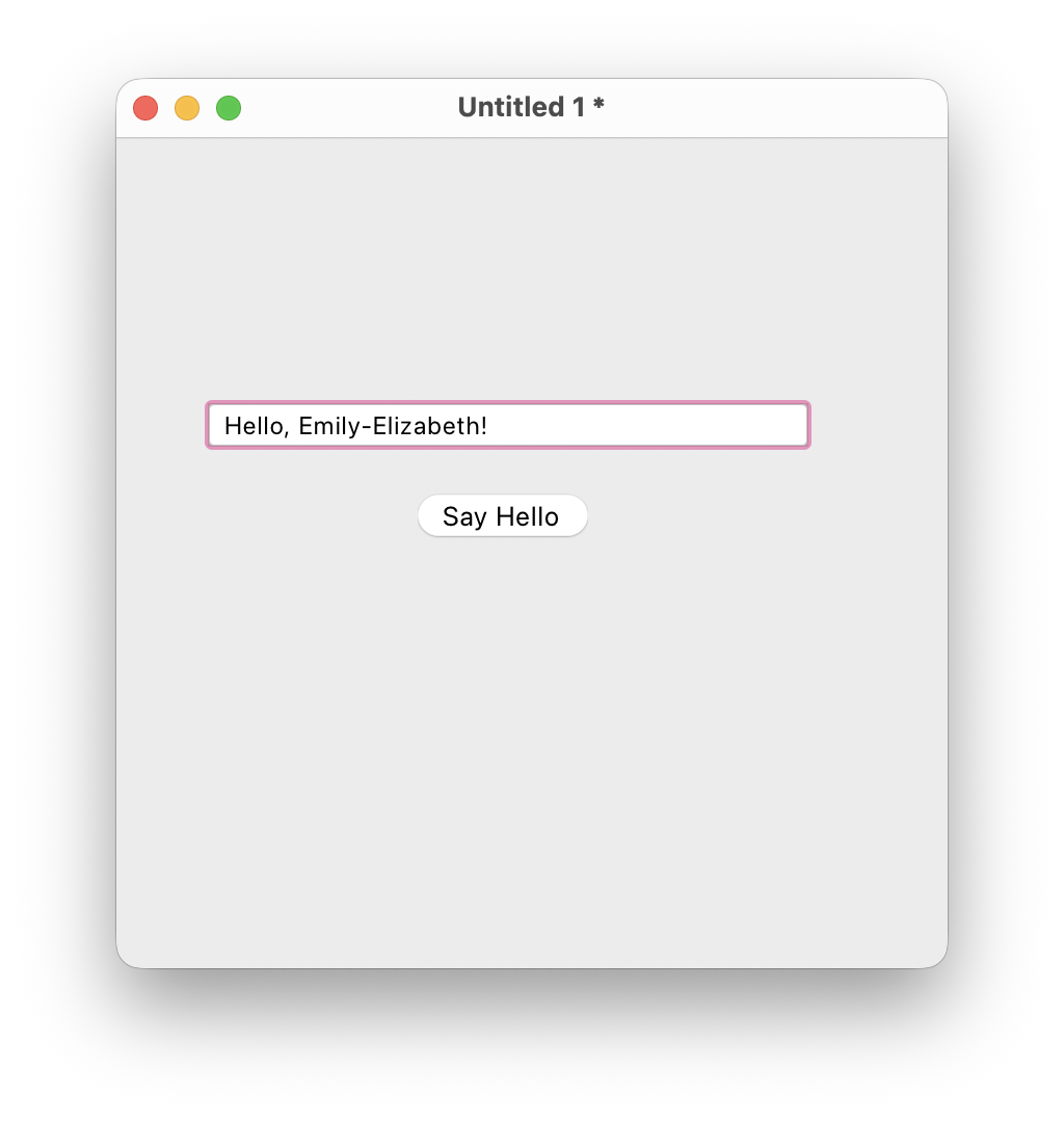 Finished app
